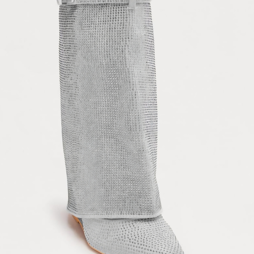 Elegant Gray Women's Boots